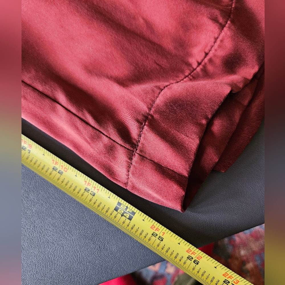 Zimmermann Rust Red Wide-Leg Pants 100% silk - Picture 10 of 10